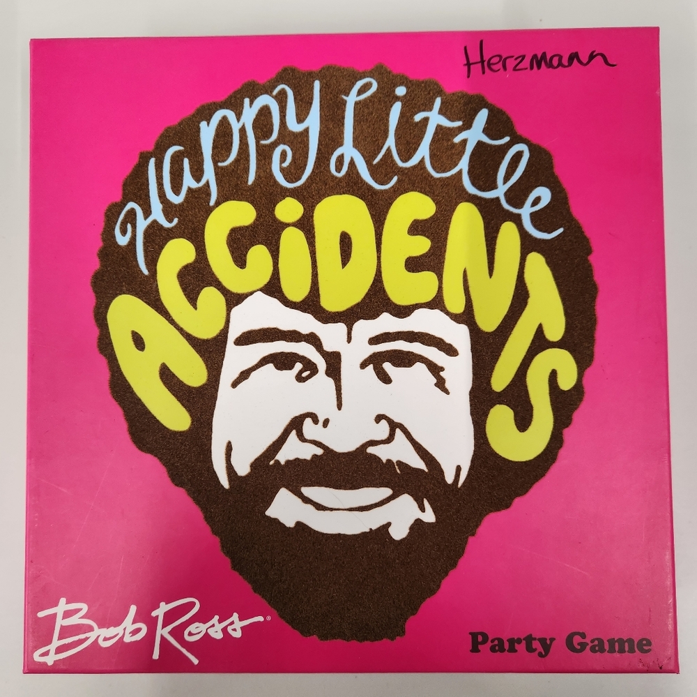 Bob Ross Happy Little Accidents Party Board Game 3-6 Players Ages 10+ NEW Sealed
